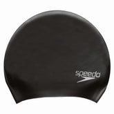 Speedo Long Hair Volume Swimming Cap - Black | Allens Of Kingsbury