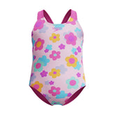 Speedo Girls Printed Racerback 1 Piece Swimsuit - Neon Flamingo | Allens Of Kingsbury
