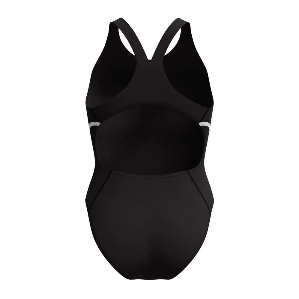 Speedo Womens Vanquisher Movement Back Swimsuit - Black/Silver | Allens Of Kingsbury
