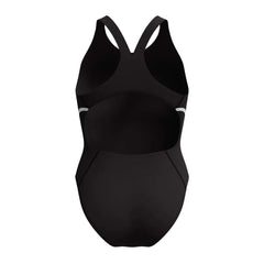 Speedo Womens Vanquisher Movement Back Swimsuit - Black/Silver | Allens Of Kingsbury