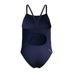 Speedo Girls Endurance+ Logo Thinstrap Swimsuit - Peacoat | Allens Of Kingsbury