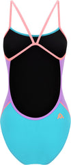 Amanzi Girls Splendour Proback One Piece Swimsuit - Purple/Blue