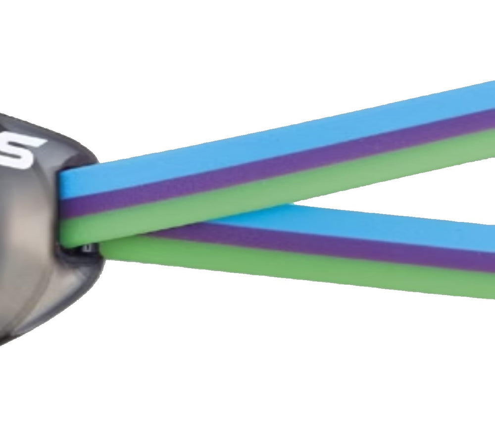 Swans Spare Goggle Strap - Turquoise/Green/Purple | Allens Of Kingsbury