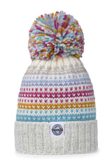 Swimzi Candy Stripe Nordic Super Bobble Hat - Multi | Allens Of Kingsbury