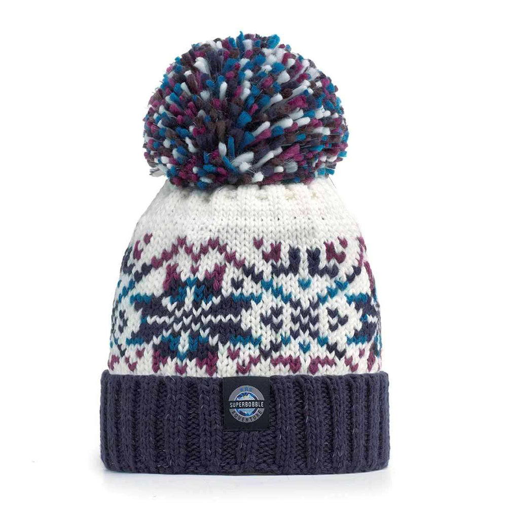 Swimzi Freya Nordic Knit Super Bobble Hat - Multi | Allens Of Kingsbury