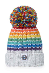 Swimzi Glacier Rainbow Super Bobble Hat - Multi | Allens Of Kingsbury