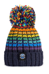 Swimzi Rainbow Pride Midnight Blue Gradient Super Bobble Hat - Multi | Allens Of Kingsbury