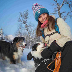 Swimzi Winter Solstice Rib Super Bobble Hat - Multi | Allens Of Kingsbury