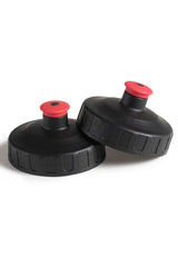 Swimzi Swimming Build-a-Bottle Replacement Lid - Black/Red | Allens Of Kingsbury