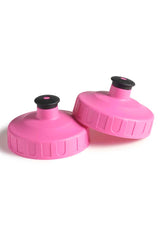 Pink Swimzi Build-a-Bottle replacement lid for swimming water bottles, featuring a secure, easy-to-use design.