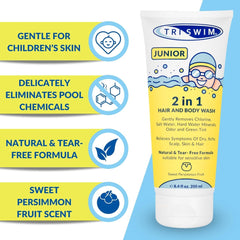 Triswim Junior Hair And Bodywash 200ml - Sweet Persimmon Fruit | Allens Of Kingsbury