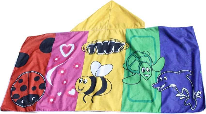 TWF Baby Hooded Swim Towel - Multi | Allens Of Kingsbury