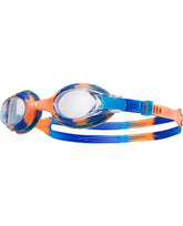 TYR Junior Swimple Tie Dye Goggles - Blue/Orange | Allens Of Kingsbury