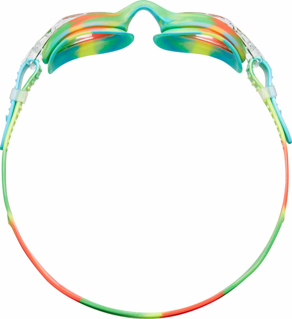 TYR Junior Swimple Tie Dye Goggles - Clear/Green/Orange/Tie Dye | Allens Of Kingsbury