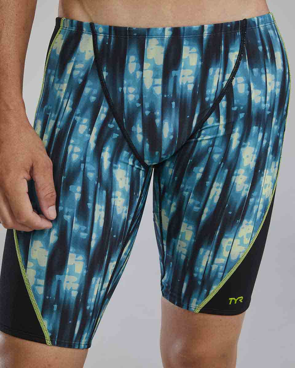 TYR Mens Neo Blade Splice Jammer - Blue/Teal/Green | Allens Of Kingsbury