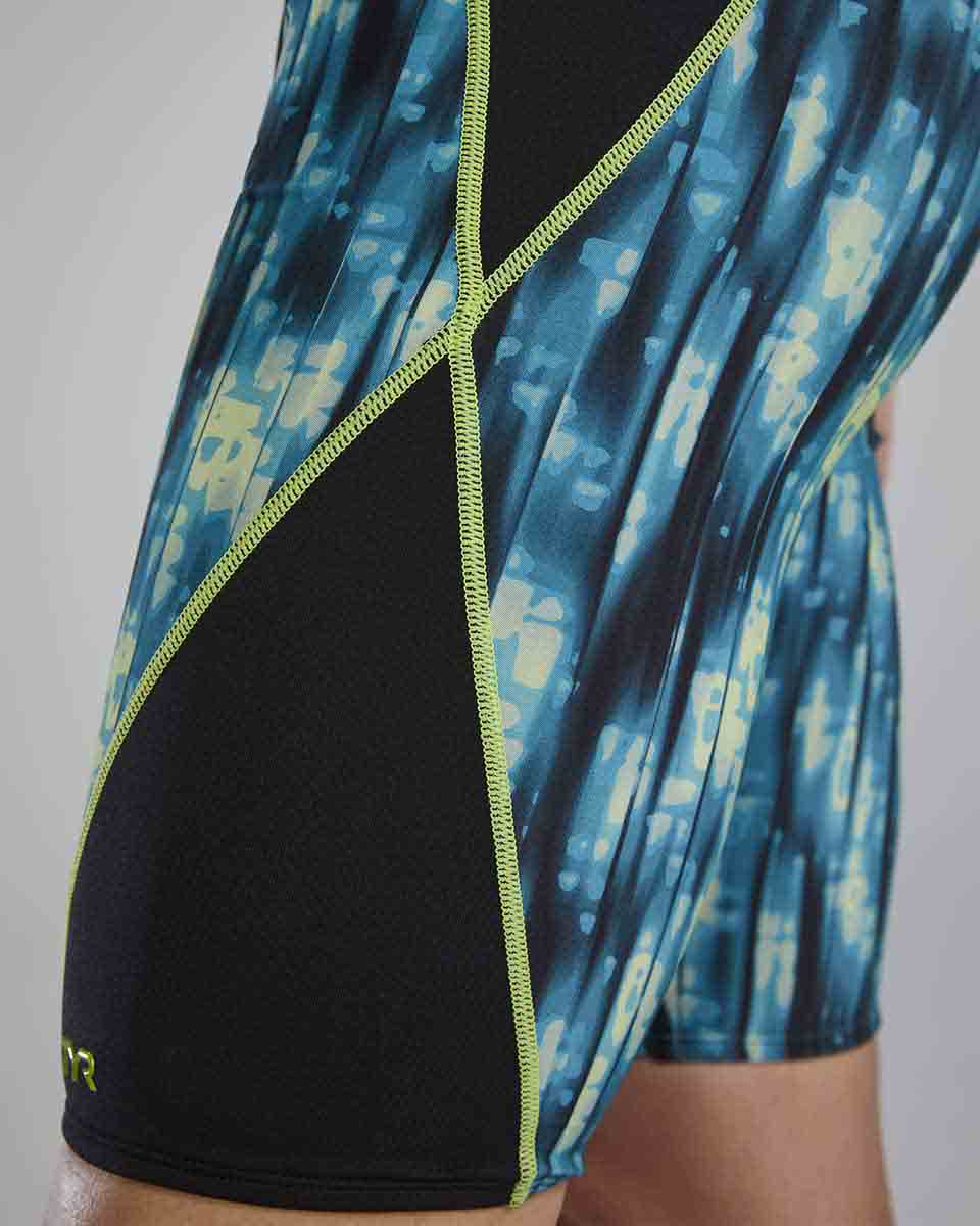 TYR Mens Neo Blade Splice Jammer - Blue/Teal/Green | Allens Of Kingsbury