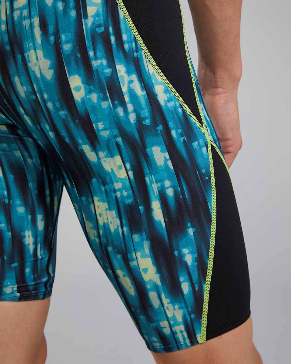 TYR Mens Neo Blade Splice Jammer - Blue/Teal/Green | Allens Of Kingsbury
