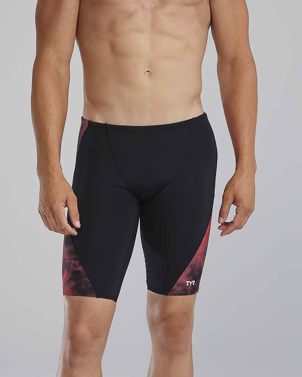 TYR Mens Waveform Blade Splice Jammer - Red | Allens Of Kingsbury