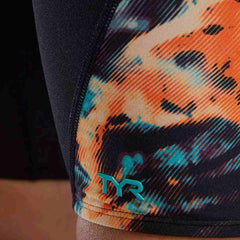 TYR Mens Validus Blade Splice Jammer - Orange/Aqua/Black | Allens Of Kingsbury