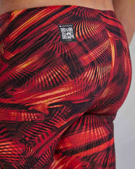 TYR Mens Avictor Helux High Waisted Jammer - Red/Orange | Allens Of Kingsbury