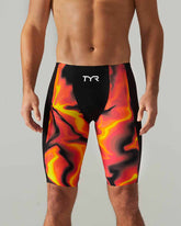 TYR Mens Shockwave Infrared High Waisted Jammer - Fire | Allens Of Kingsbury