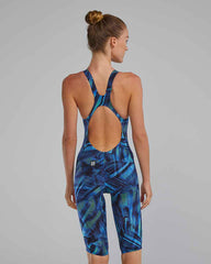 TYR Womens Avictor 2.0 - Helux Openback Kneeskin - Blue/Green | Allens Of Kingsbury