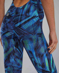 TYR Womens Avictor 2.0 - Helux Openback Kneeskin - Blue/Green | Allens Of Kingsbury