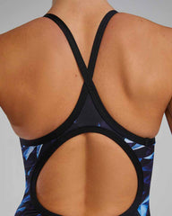 TYR Womens Triadic Diamondfit Swimsuit - Blue | Allens Of Kingsbury