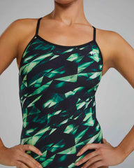 TYR Womens Triadic Trinityfit Swimsuit - Green | Allens Of Kingsbury