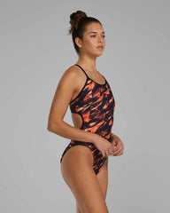 TYR Womens Triadic Trinityfit Swimsuit - Orange | Allens Of Kingsbury