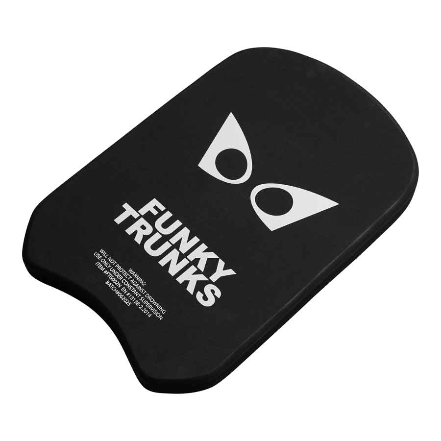 Funky Trunks Eye Spy Kickboard - Black/White | Allens Of Kingsbury