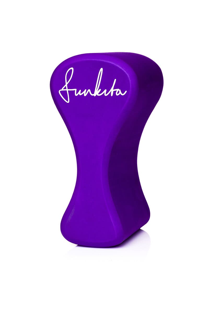 Way Funky Funkita Still Purple Pull Buoy for swimming training, featuring a bright purple foam design for buoyancy and support.