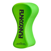 Way Funky Still Brasil Green Pull Buoy for swimming training, made of durable foam, designed for comfortable water support.