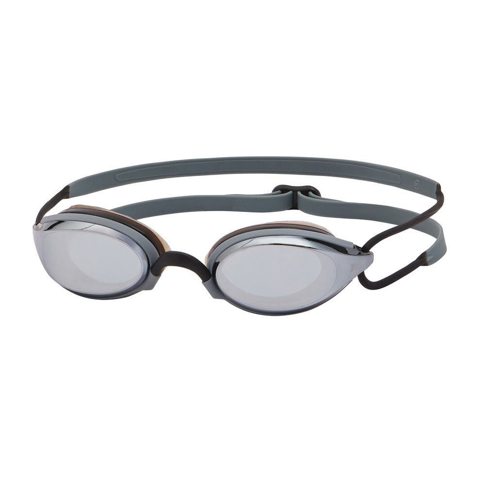 Zoggs Fusion Air Titanium Goggle - Black/Grey/Mirrored Smoke | Allens Of Kingsbury