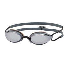 Zoggs Fusion Air Titanium Goggle - Black/Grey/Mirrored Smoke | Allens Of Kingsbury