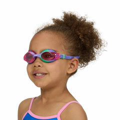 Zoggs Kids Little Bondi Remix Goggles - Violet/Pink/Turquoise | Allens Of Kingsbury