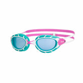Zoggs Predator Junior Goggles - Pink/Turquoise/White/Blue | Allens Of Kingsbury