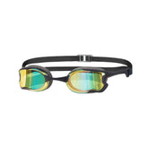Zoggs Raptor Mirror Goggle - Grey/Black/Mirror Blue | Allens Of Kingsbury