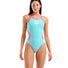 Arena Womens One Double Cross Back One Piece Swimsuit - Water/Shocking Pink