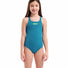 Arena Girls Team Swim Pro Back Solid Swimsuit - Blue Cosmo/Water