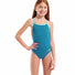 Arena Girls Team Challenge Back Solid Swimsuit - Blue Cosmo/Water