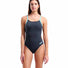 Arena Womens Team Challenge Back Solid Swimsuit - Asphalt/Water