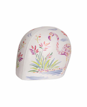 Arena HD Flamingo Print Swim Cap - White/Multi