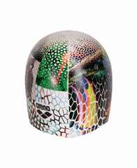 Arena HD Animalier Print Swim Cap - White/Multi
