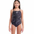 Arena Girls Fireflow Lightdrop Back Swimsuit - Black/Team Black