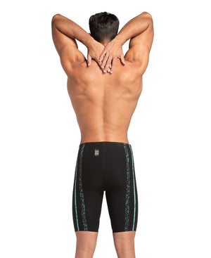 Arena Mens Powerskin Primo High Waist Jammer - Black/Teal