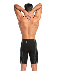 Arena Mens Powerskin Primo High Waist Jammer - Black/Teal