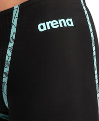 Arena Mens Powerskin Primo High Waist Jammer - Black/Teal