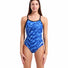Arena Womens Wave Lightdrop Back Swimsuit - Black/Team Royal