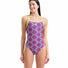 Arena Womens Floral Challenge Back Swimsuit - Violet Multi/Artic Lime